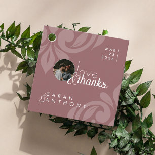 Etiquetas Para Lembrancinhas Rosa Elegante Taupe Damask Fotografia Ronda de Cas