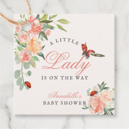 Etiquetas Para Lembrancinhas Rosa Lady Ladybug Chá de fraldas