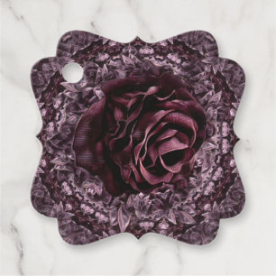 Etiquetas Para Lembrancinhas Rosa Mandala