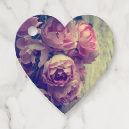 Etiquetas Para Lembrancinhas Rosas Cor-de-Rosa Estilo Vintage