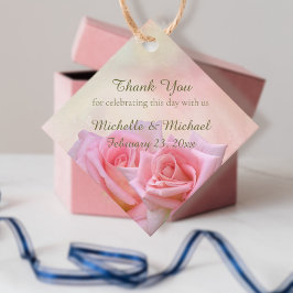 Etiquetas Para Lembrancinhas Rosas Rosa Perfeitas Marcações Favoráveis do Casam