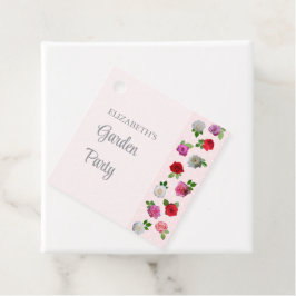 Etiquetas Para Lembrancinhas Rose Garden Party Bridal Shower