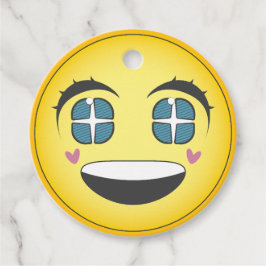 Etiquetas Para Lembrancinhas Rosto animado feliz