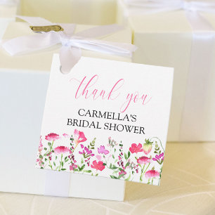 Etiquetas Para Lembrancinhas Roteiro de Agradecimento da Flor Silvestre Rosa pa