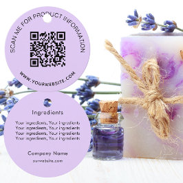 Etiquetas Para Lembrancinhas Rótulo comercial do código QR