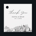 Etiquetas Para Lembrancinhas Rótulo de Favor de Casamento Moderno Esboço de Las<br><div class="desc">Rótulo de favor de monumentos modernos de Las Vegas. O design apresenta um esboço deslumbrante com a capacidade de personalizar seus nomes e data. Entre no ferramenta de design Zazzle para personalizações adicionais de design.</div>