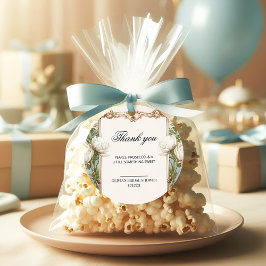 Etiquetas Para Lembrancinhas Rótulo de Favor de Chá de Noiva Pérolas Florais e 