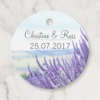Etiquetas Para Lembrancinhas Rótulo de favor personalizável de lavanda