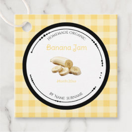 Etiquetas Para Lembrancinhas Rótulo de Geleia de Banana Caseira Com Ingrediente