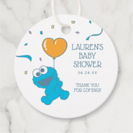 Etiquetas Para Lembrancinhas Rua Sésamo | Chá de fraldas de Monstro de Cookies