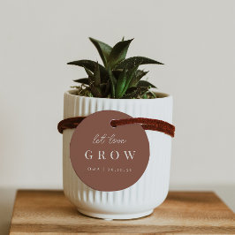 Etiquetas Para Lembrancinhas Rust | Let Love Grow Plant or Seed