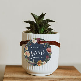 Etiquetas Para Lembrancinhas Rustic Bloom | Planta ou sementes "Let Love Cresce