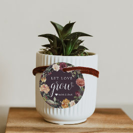 Etiquetas Para Lembrancinhas Rustic Bloom | Planta ou sementes "Let Love Cresce
