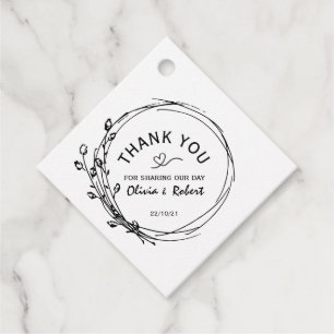 Etiquetas Para Lembrancinhas Rustic Floral Wedding Obrigado A Favorecer Etiquet