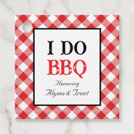 Etiquetas Para Lembrancinhas Rustic I DO CHURRASCO Red Gingham Wedding