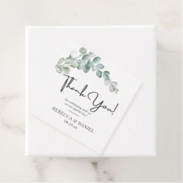Etiquetas Para Lembrancinhas Rustic Watercolor Eucalyptus Greenery Wedding