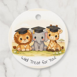 Etiquetas Para Lembrancinhas Safari Animal Graduation Party Theme for Kids