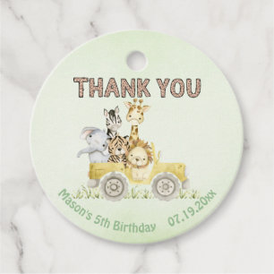 Etiquetas Para Lembrancinhas Safari Wild One Watercolor Birthday