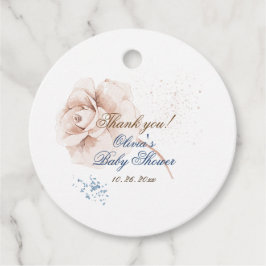 Etiquetas Para Lembrancinhas Sangue Whimsical: Aquarela Elegante