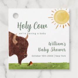 Etiquetas Para Lembrancinhas Santa Vaca Highland Fazenda Chá de fraldas