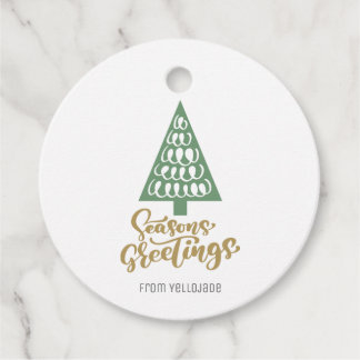 Etiquetas Para Lembrancinhas Saudações de Natal Elegíveis e Personalizáveis