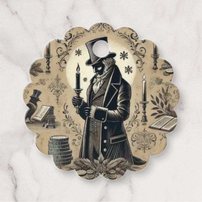 Etiquetas Para Lembrancinhas Scrooge (Frente)