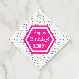 Etiquetas Para Lembrancinhas Segundo aniversário Arco-Íris