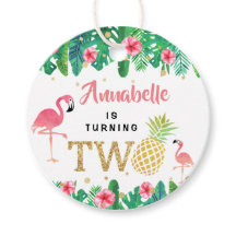 Segundo aniversário Tropical Summer Beach Luau Gir