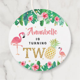 Etiquetas Para Lembrancinhas Segundo aniversário Tropical Summer Beach Luau Gir