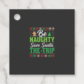 Etiquetas Para Lembrancinhas Seja Travesso Salve Papai Noel SVG Natal Divertido