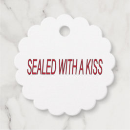 Etiquetas Para Lembrancinhas selado com um beijo citações de amor