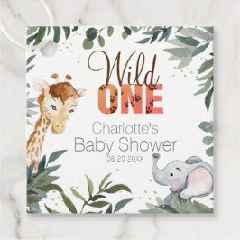 Etiquetas Para Lembrancinhas Selvagens Selvagens de Chás de fraldas Safari Selv