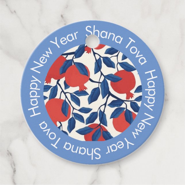 Etiquetas Para Lembrancinhas Shana Tova (Frente)