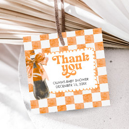 Etiquetas Para Lembrancinhas She's Ready to Pop Baby Shower Favor Tags