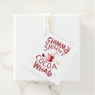 Etiquetas Para Lembrancinhas Shimmy Shimmy Cocoa What   Chocolate Quente de Nat