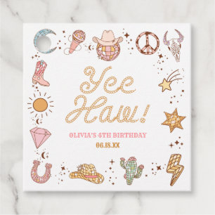 Etiquetas Para Lembrancinhas Sim, Haw! Festa de aniversário de Garotas Disco Oc
