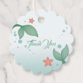 Etiquetas Para Lembrancinhas Simple mermaid's tails