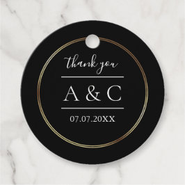 Etiquetas Para Lembrancinhas Simples Agradecimento de Casamento Minimalista