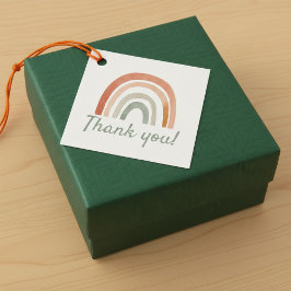 Etiquetas Para Lembrancinhas Simples chá de fraldas arco-íris obrigado você