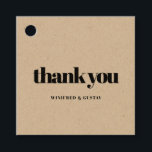 Etiquetas Para Lembrancinhas Simples elegante e chic Obrigado<br><div class="desc">Minimalista,  porém impressionante: adote esta design tipográfica ligeiramente retrorreflectora para a sua papelaria de casamento. Texto,  cores e fundo totalmente personalizáveis.</div>