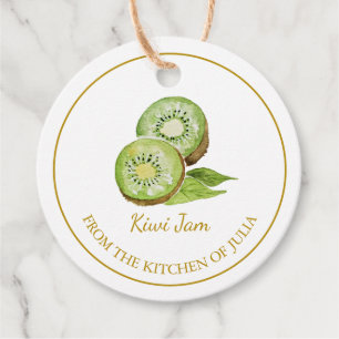 Etiquetas Para Lembrancinhas Simples Homemade Kiwi Jam Hang Tag l White