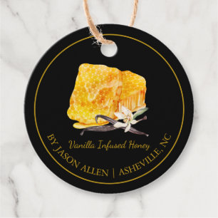 Etiquetas Para Lembrancinhas Simples Honeycomb Vanilla Mel Hang Tag Infuso