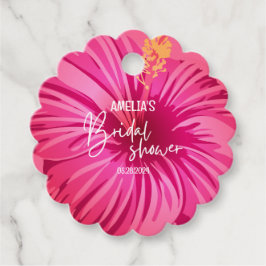 Etiquetas Para Lembrancinhas Sinal de Boas-Vindas para Chá de Noiva Floral de P