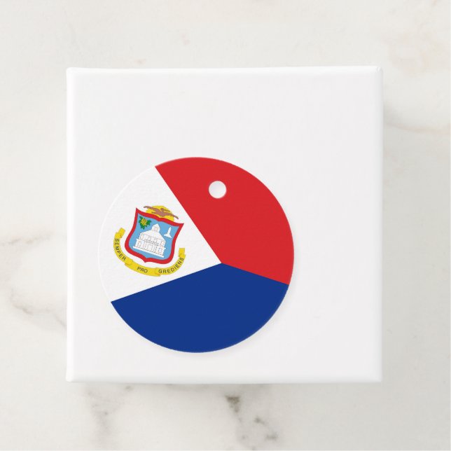 Etiquetas Para Lembrancinhas Sint Maarten flag (In Situ)