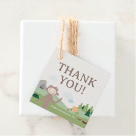 Etiquetas Para Lembrancinhas Slumberkins Bigfoot Thank You