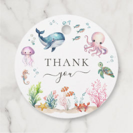 Etiquetas Para Lembrancinhas Sob O Mar Chá de fraldas De Animais Coloridos Do O