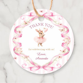 Etiquetas Para Lembrancinhas Some Bunny is One Pink Bow Gingham 1st Birthday