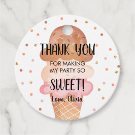 Etiquetas Para Lembrancinhas Sorvete Mint Chocolate Pink Sweet Girl Aniversário