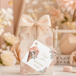 Etiquetas Para Lembrancinhas Sorvete Recheado Flor de Rosa Noivado