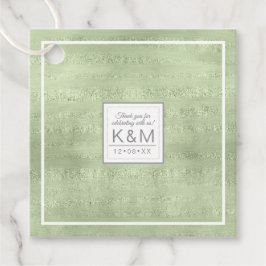 Etiquetas Para Lembrancinhas Sparkle Wedding Green ID515